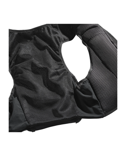 Chaleco de hidratación Salomon S/LAB Ultra 12 Negro, distribución de bolsillos