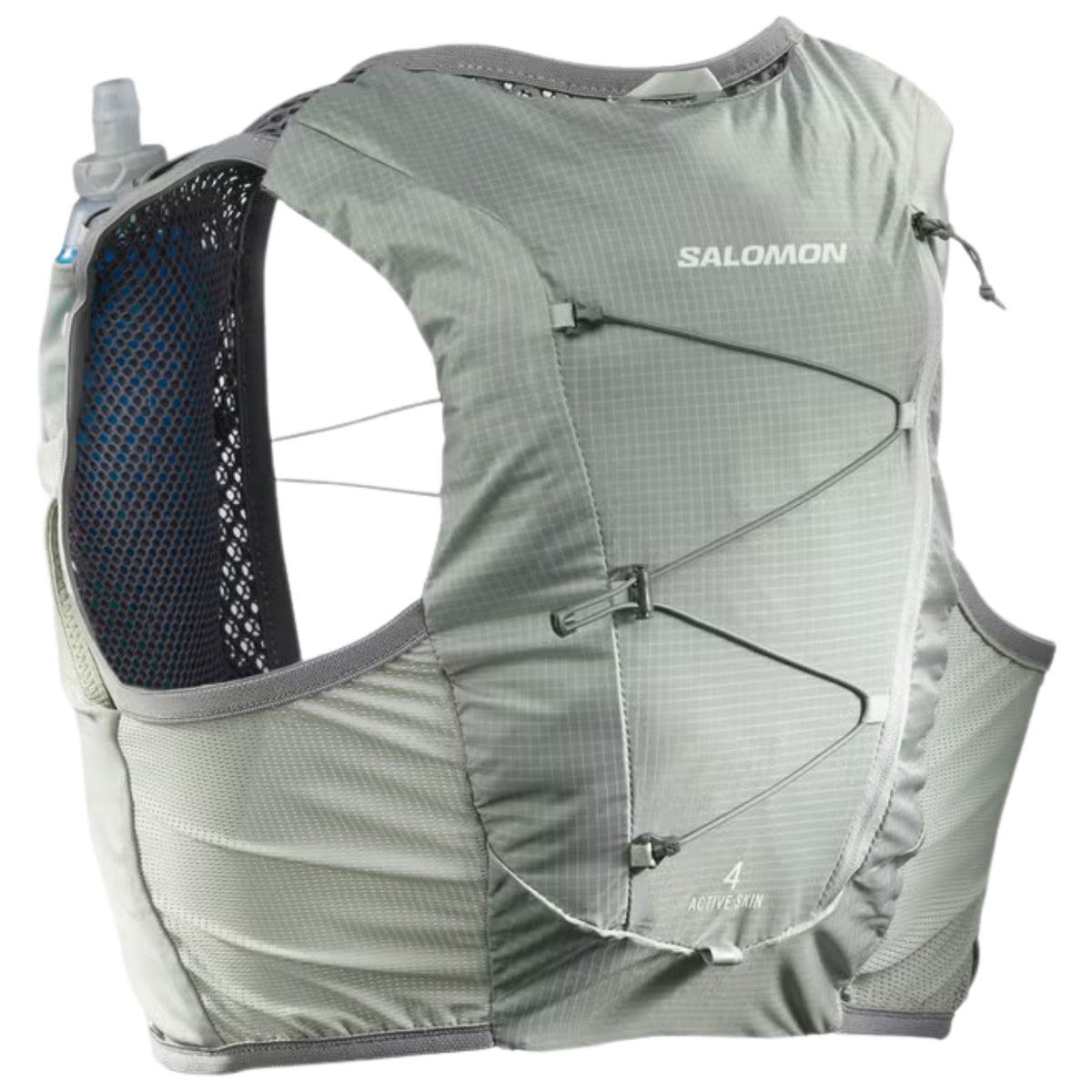 Chaleco de hidratación Salomon Active Skin 4 Verde gris, vista general