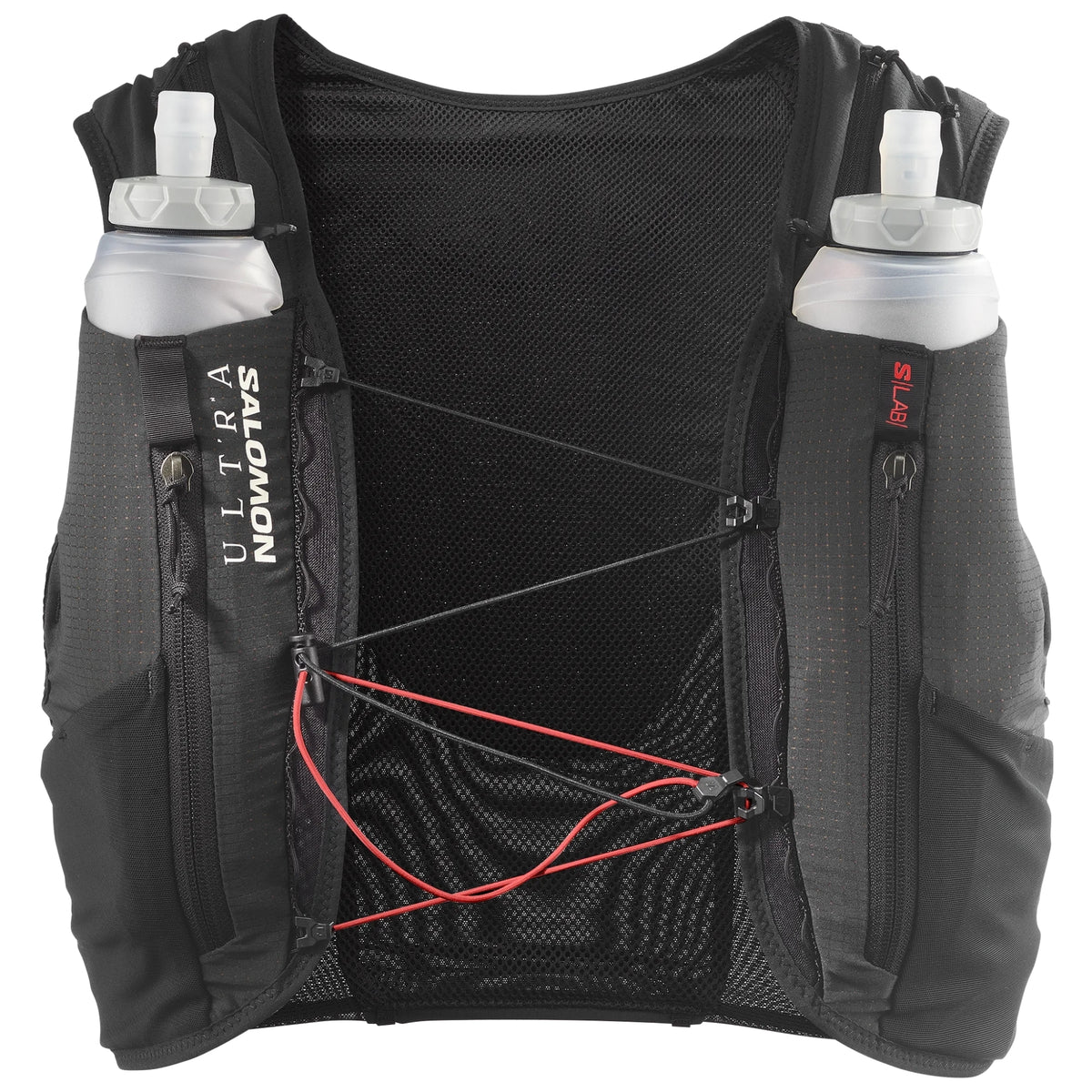 Chaleco de hidratación Salomon S/LAB Ultra 12 Negro, vista frontal